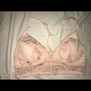 Pastel Pink lace Bralette
