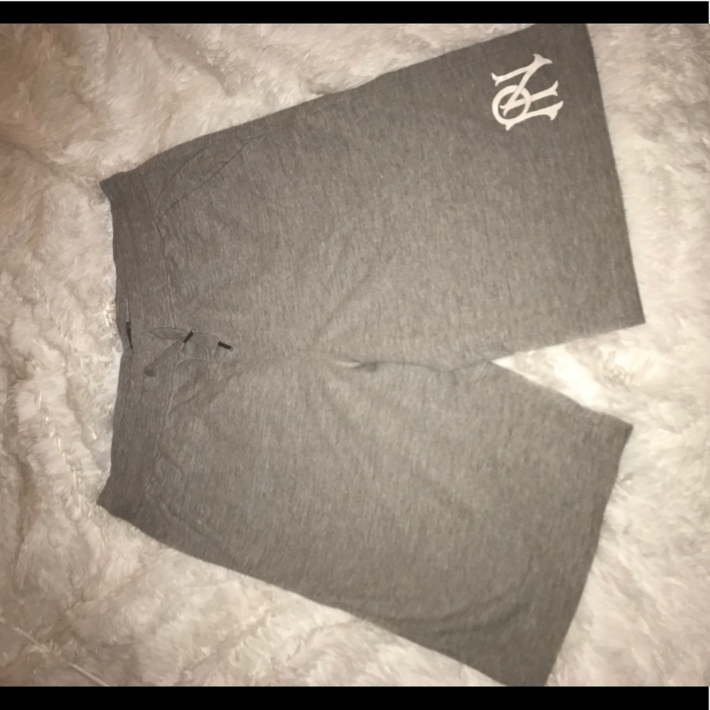 Parish-N light grey sweat shorts