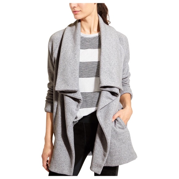 fleece waterfall jacket