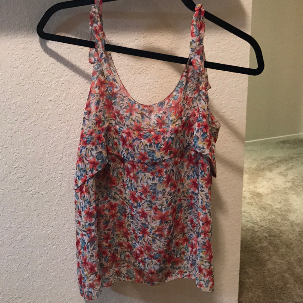 Floral tank top