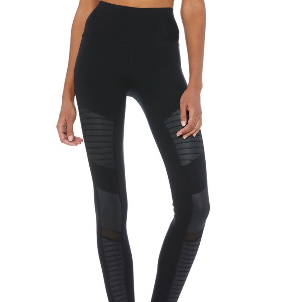 NWT Alo High Waist Moto Legging Size S