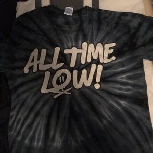 All Time Low tie dye band tee