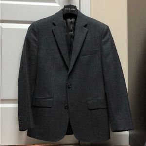 Charcoal grey men’s blazer, 100% Wool