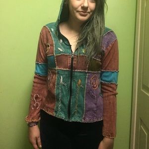 Peace and ohm hoodie