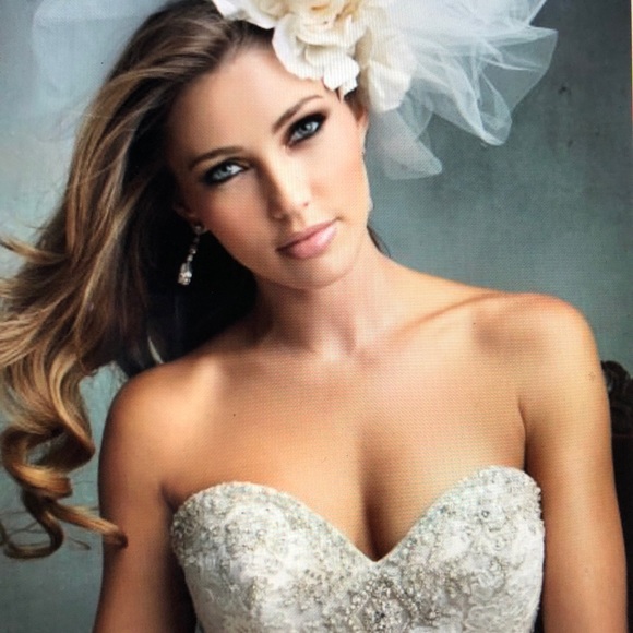 ALLURE COUTURE #C328 LACE BALLGOWN