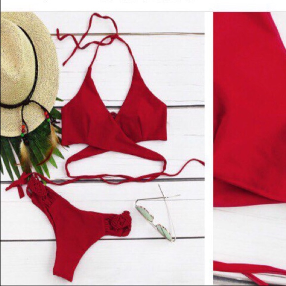 NEW swimming costume beachwear red