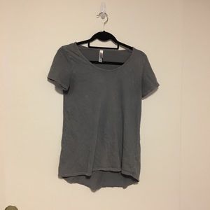 Gray classic T tee