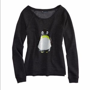 American Eagle penguin sweater