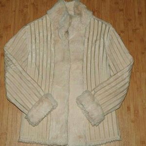 VINTAGE Sheri Bodell 100% Rabbit Fur/Silk Jacket