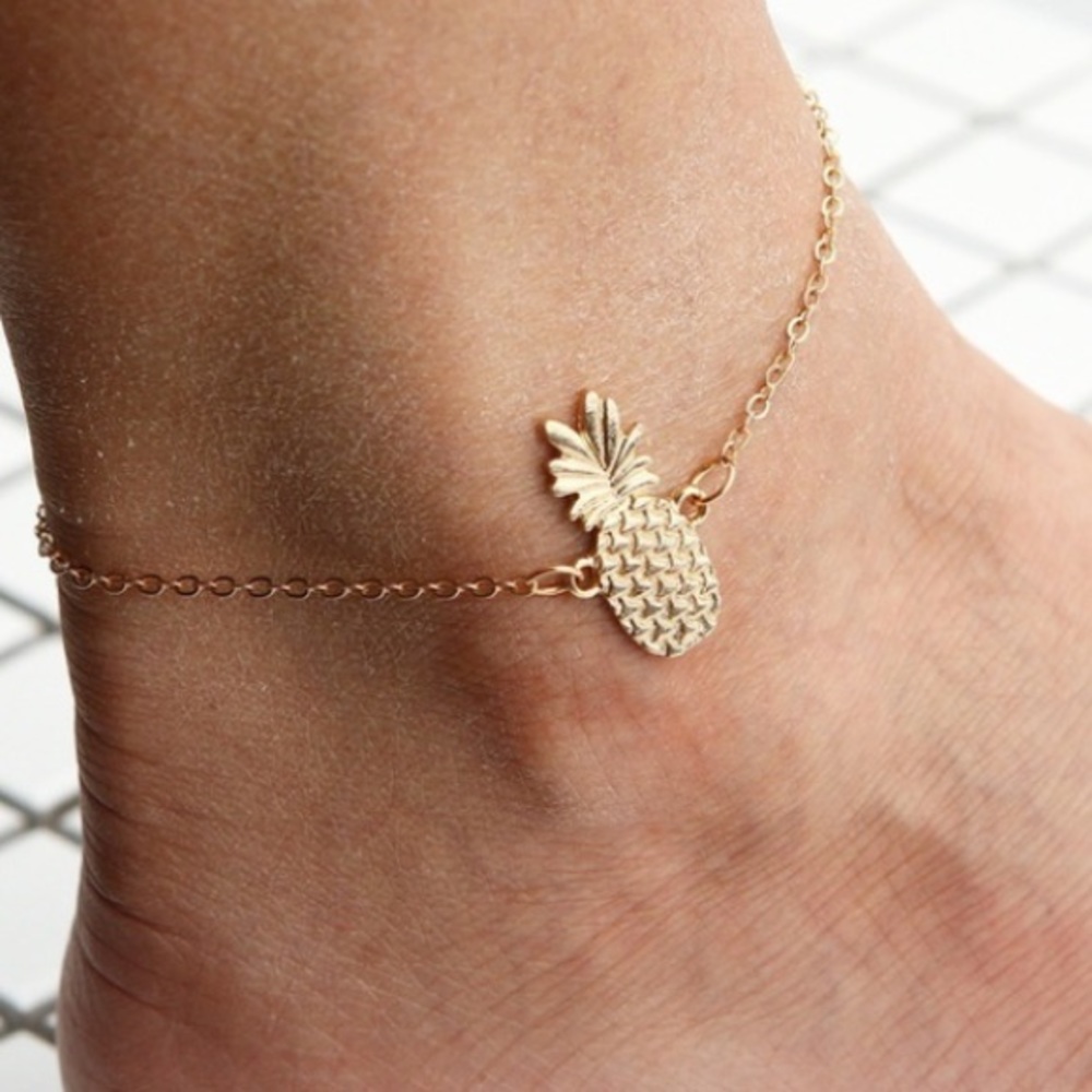 NEW Gold Pineapple Anklet