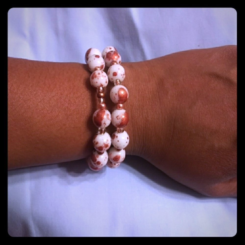 Beaded Spiral Wrap Bracelet