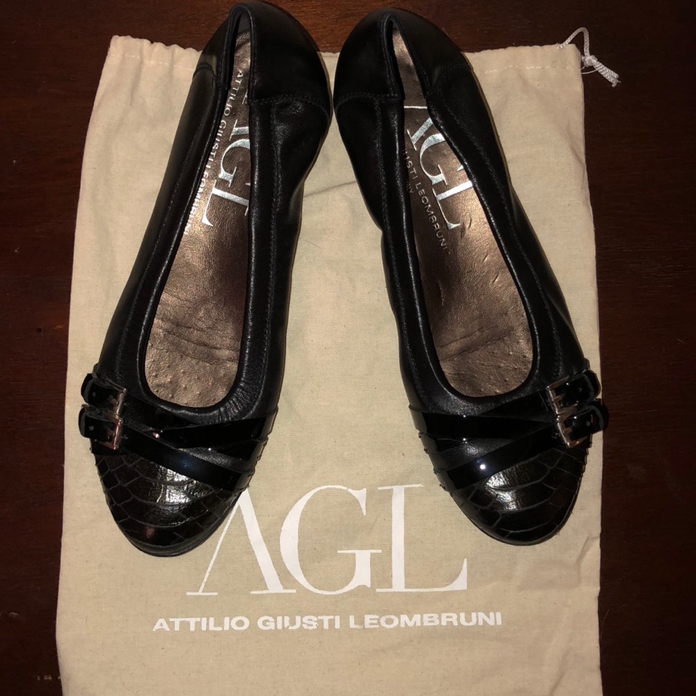 AGL Leather Flats - size 37