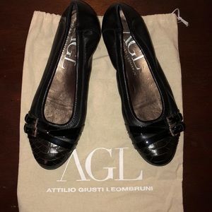 AGL Leather Flats - size 37