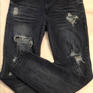 Refuge destroyed skinny jeans sz 16 stretch