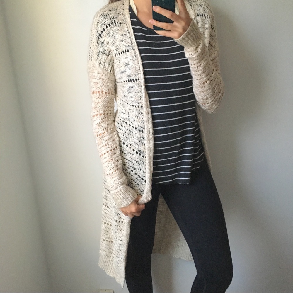 Long Knit Cardigan