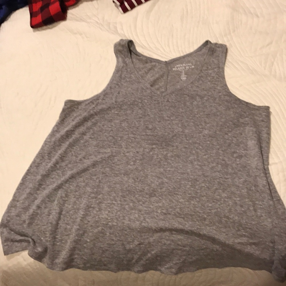 Linen Blend racerback tank!