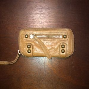 Linea Pelle Leather Wallet Wristlet