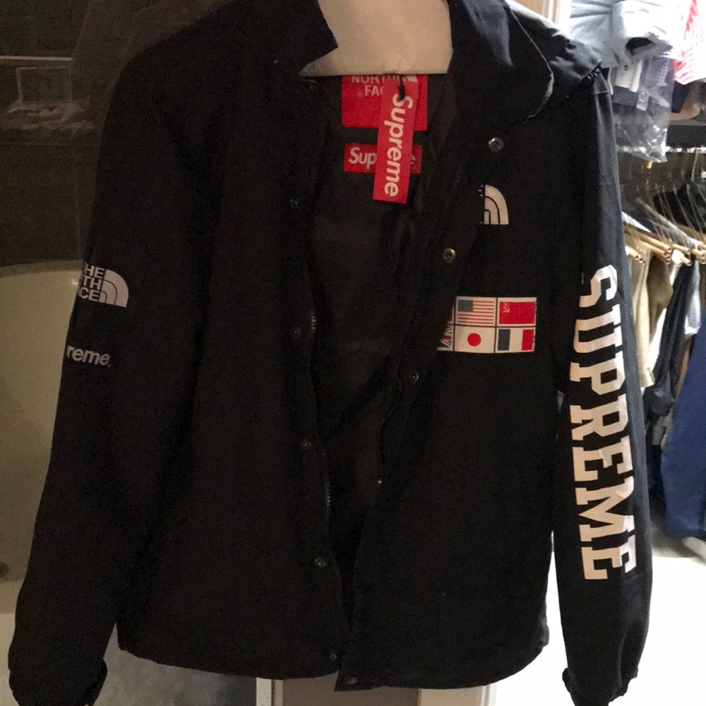 North face supreme jacket