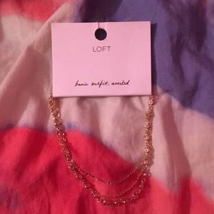 Gold choker necklace
