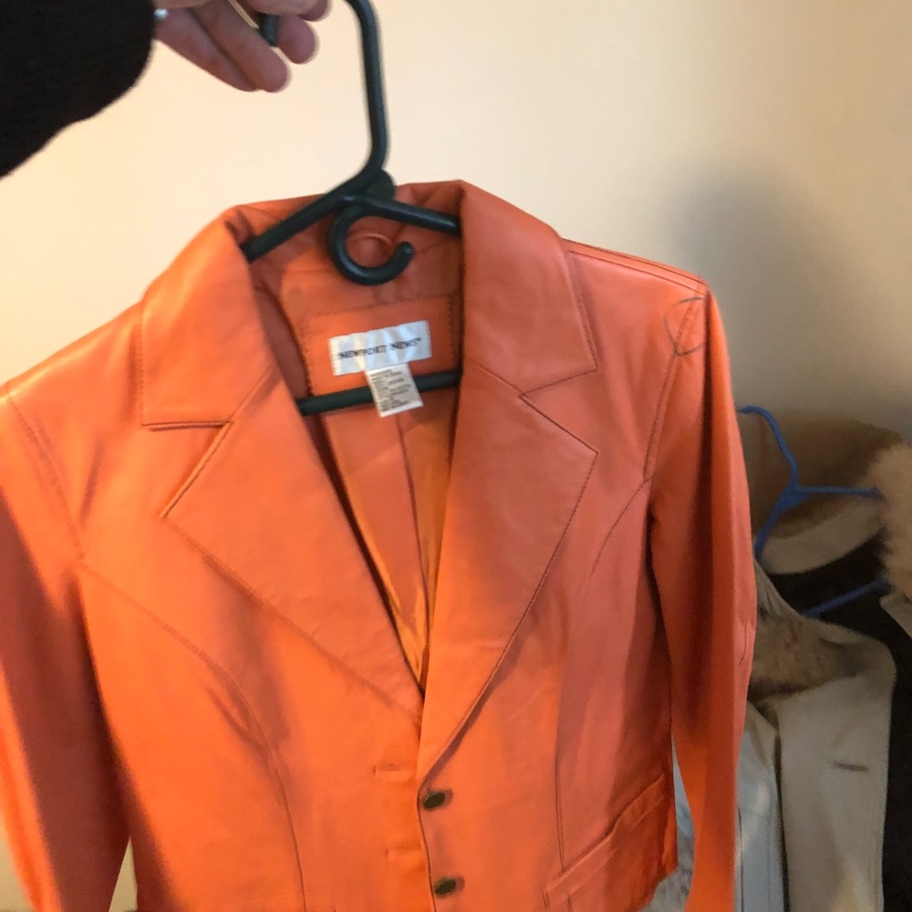 Newport News Genuine leather jacket