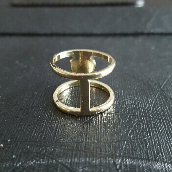 Geometric Wide-Band Ring - Picture 3 of 5