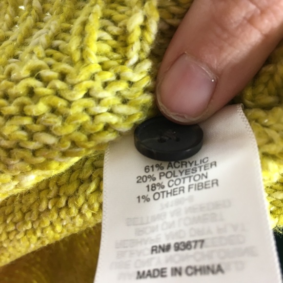 Subtle Sparkle Button Shoulder Heather Lime - Picture 7 of 8