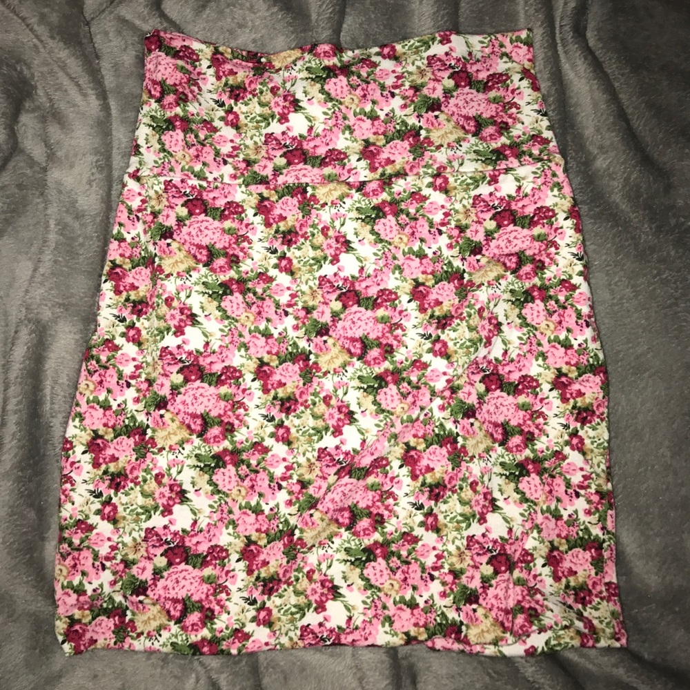 Floral Bodicon Skirt