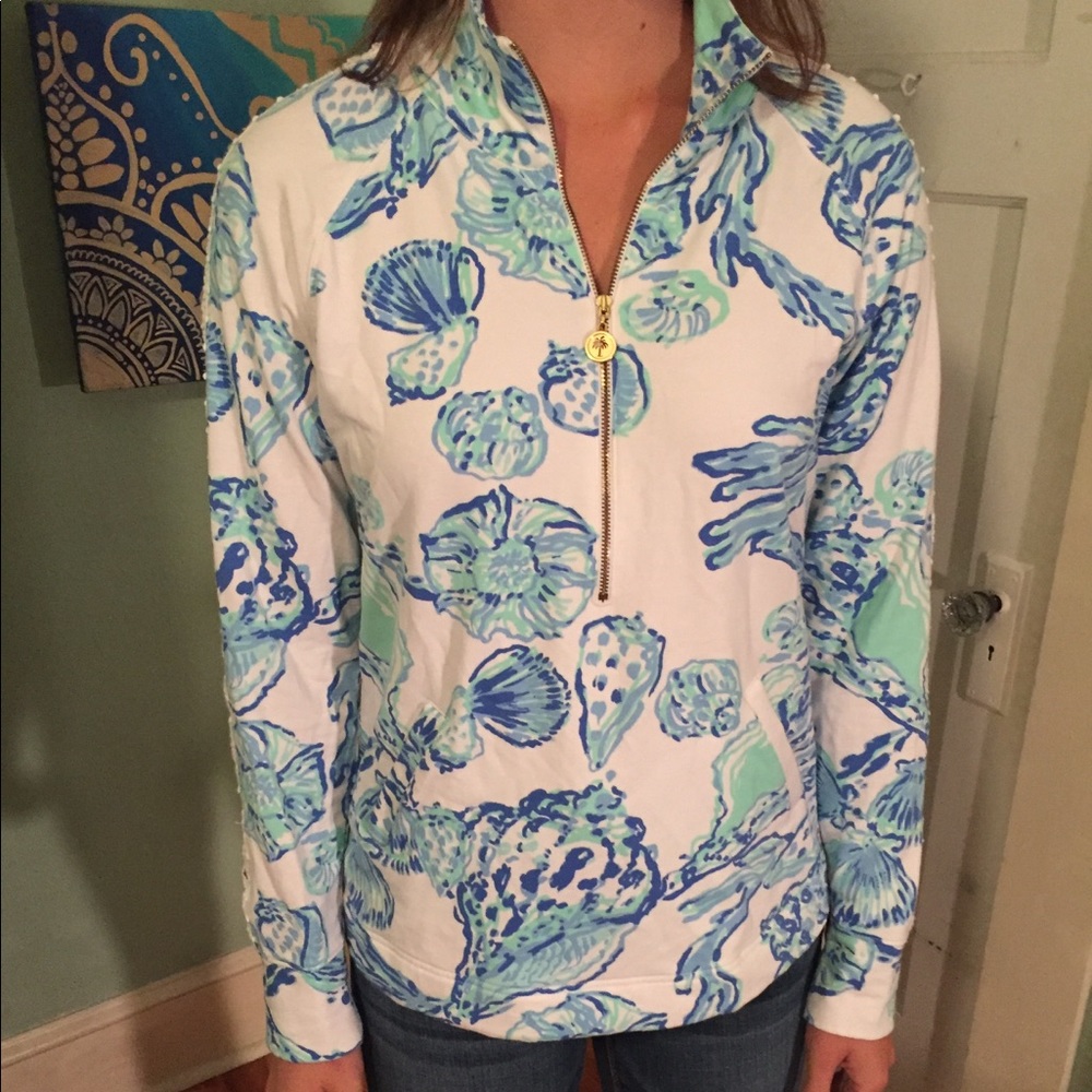 Lilly Pulitzer Barefoot Princess Popover w/ lace