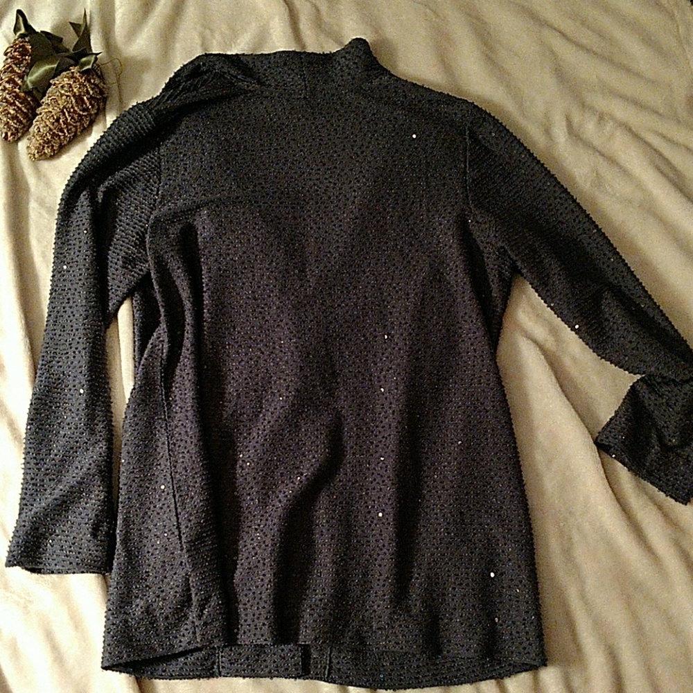 Joan Rivers Dress Jacket sequin textured small - Picture 5 of 5