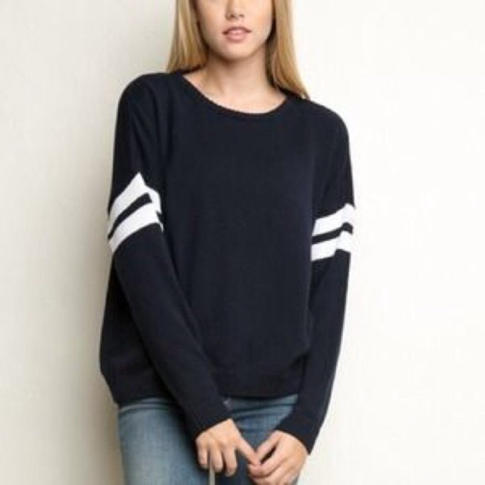 Blue and white Brandy Melville sweater