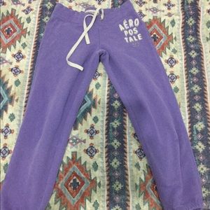 Purple sweatpants