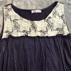 Glam purple bubble dress