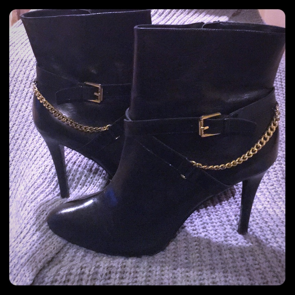 Black Ralph Lauren Ankle Boots