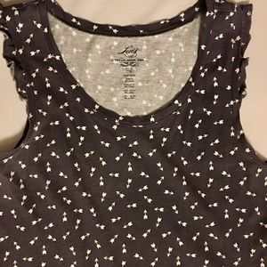 Navy blue and while arrow Levi’s tank top