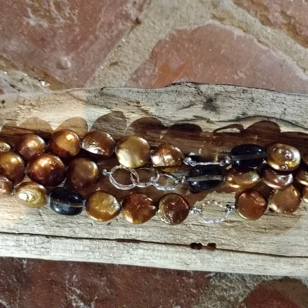 Silpada Bracelet with Silver and Bronze