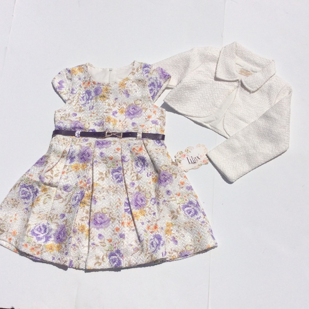 Lilax NWT two piece girls dress