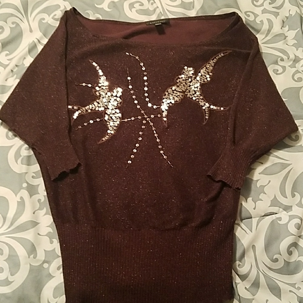 Bebe 3/4 sleeve sweater