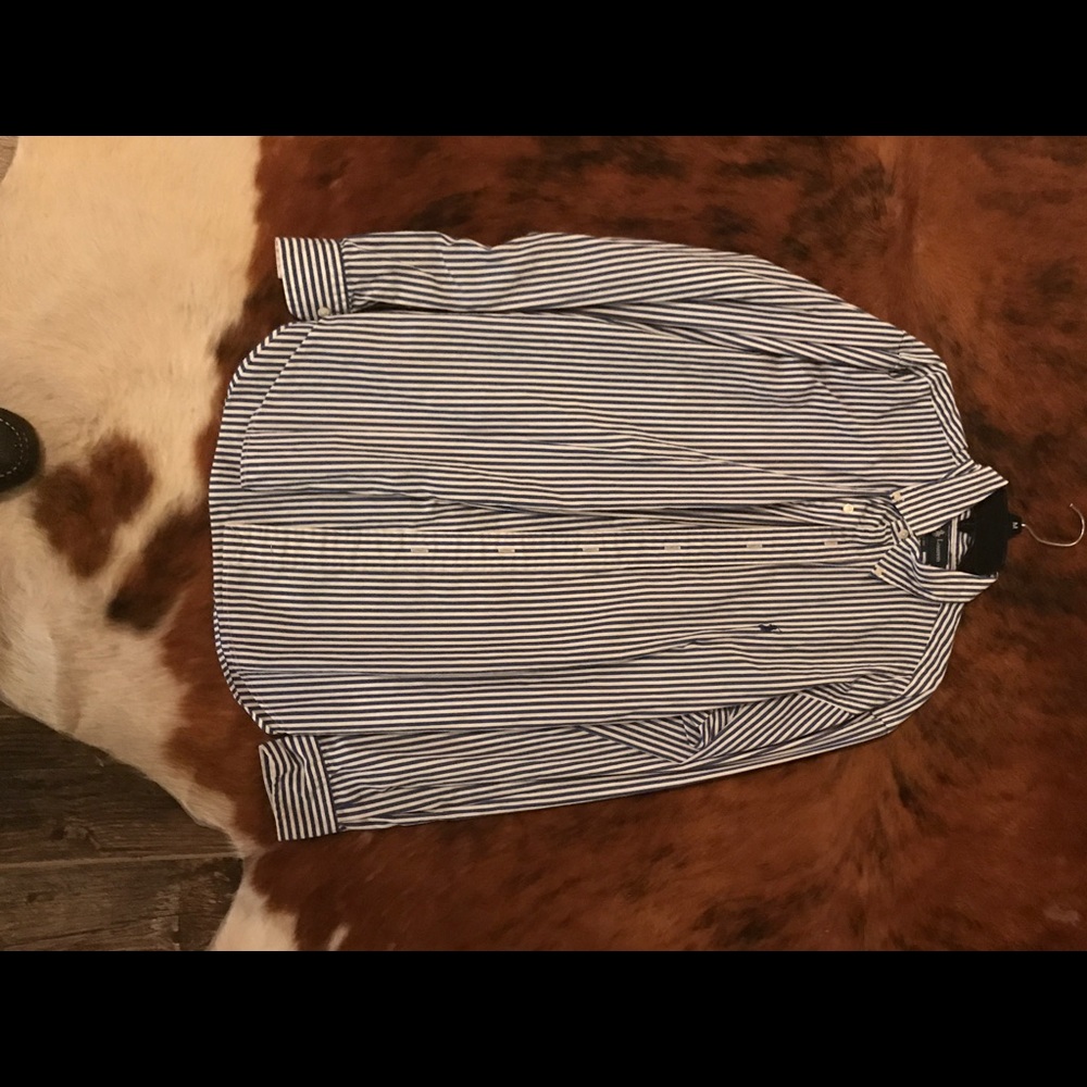 Polo men's long sleeve dress shirt