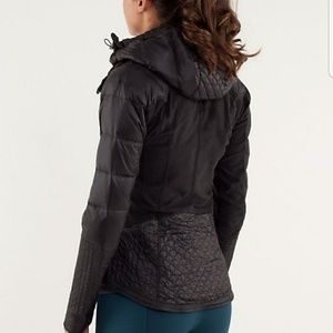 Lululemon run bundle up jacket black suze 6