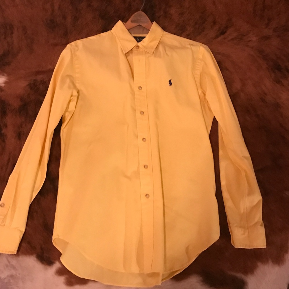 Polo men's long sleeve dress shirt