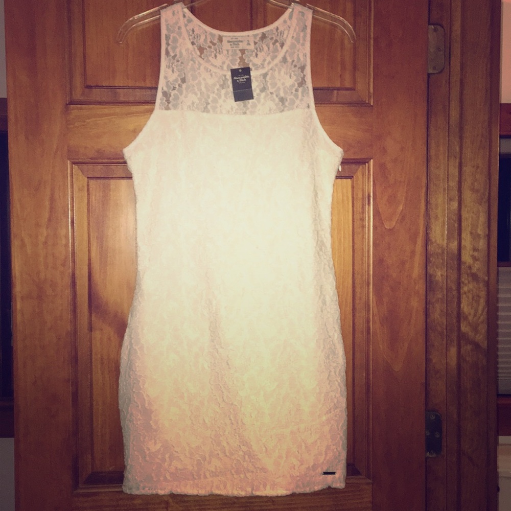 Abercrombie & Fitch White Lace Dress