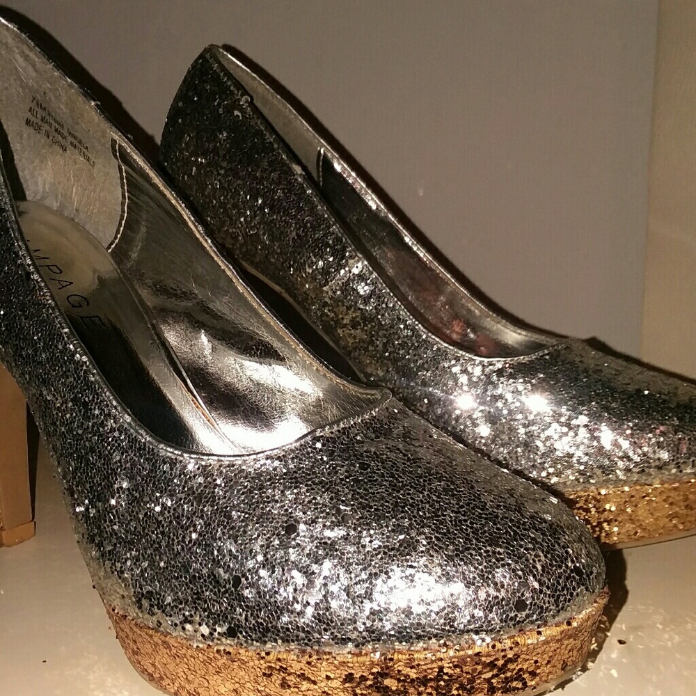 GOLD AND SILVER SHOES By Tangela