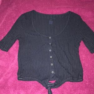 Ribbed short sleeve!