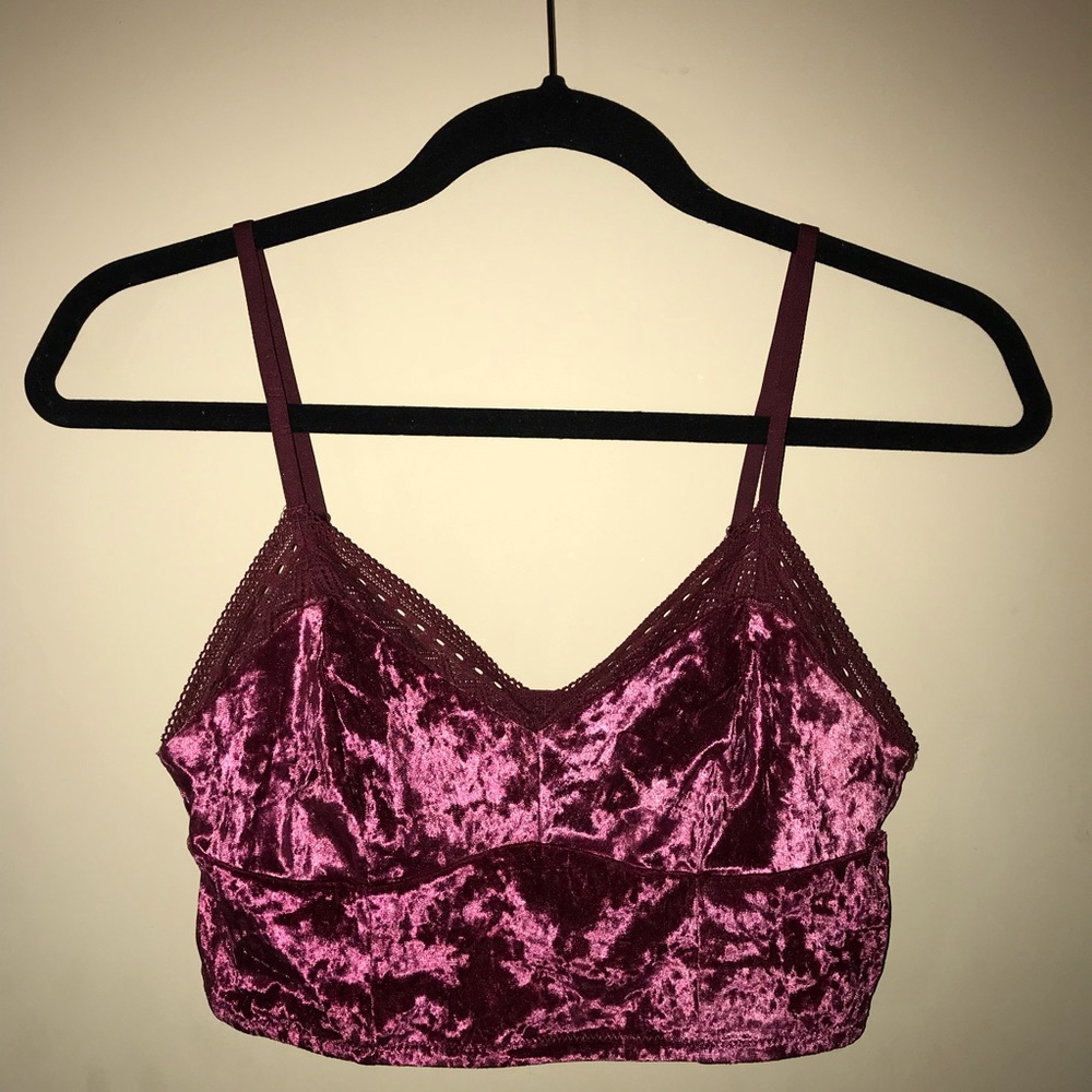 VELVET BRALETTE