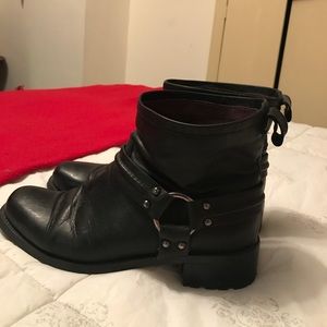 Steve Madden leather biker boot