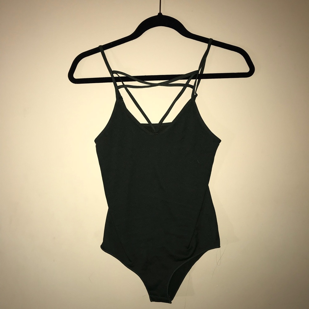 FOREST GREEN BODYSUIT
