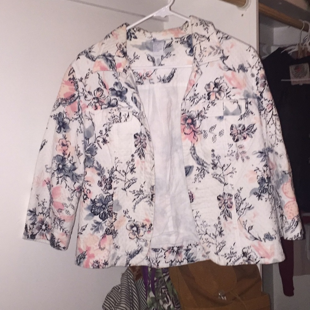 Floral Blazer