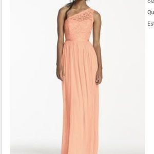 David's bridal Bellini brides maid dress