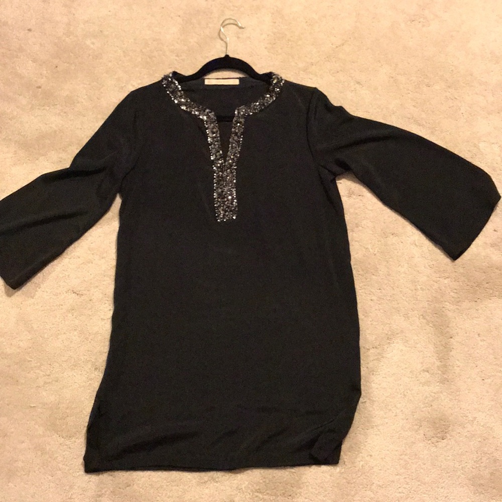 Zara Black Long Sleeve Tunic