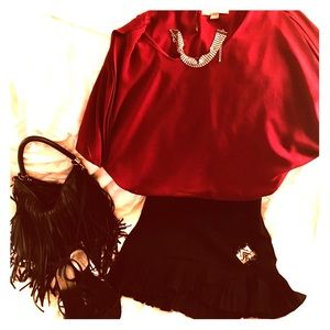 Forever 21 Burgundy Blouse